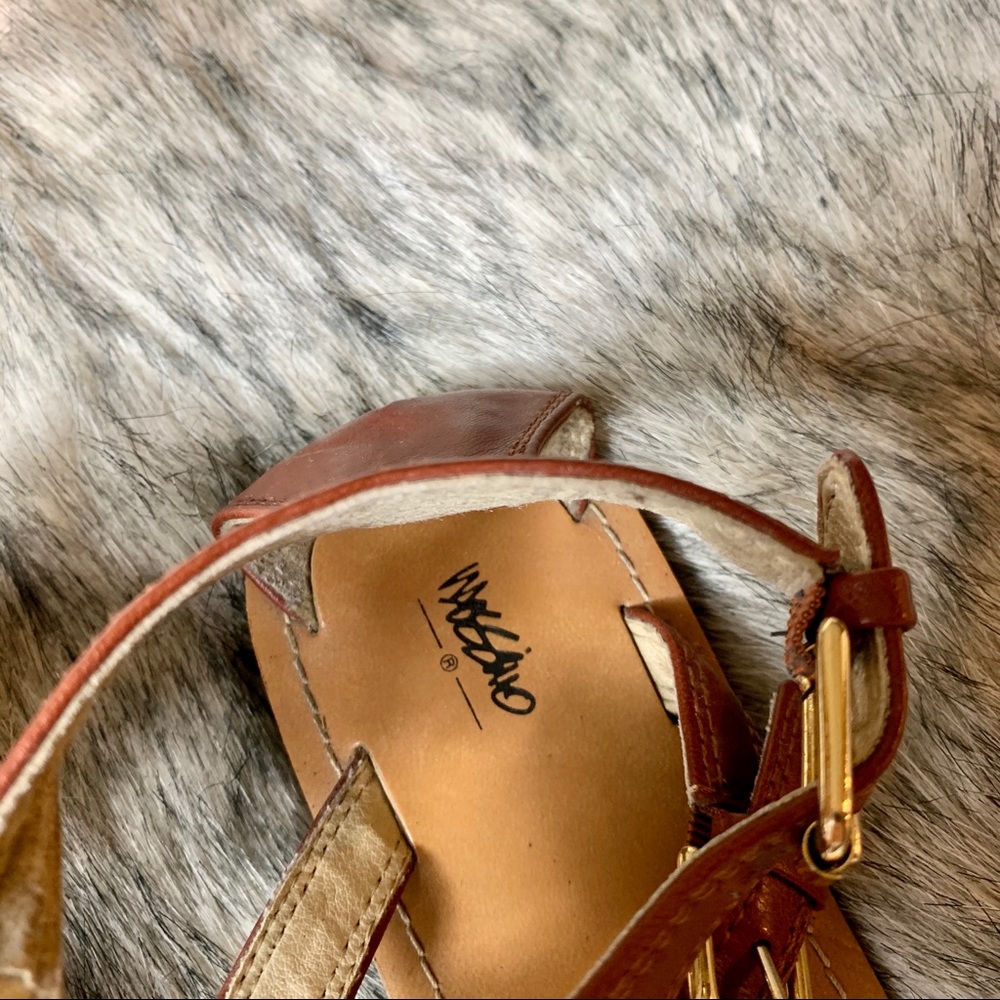 Mossimo | Cognac Strappy Thong Sandals - Picture 3 of 8